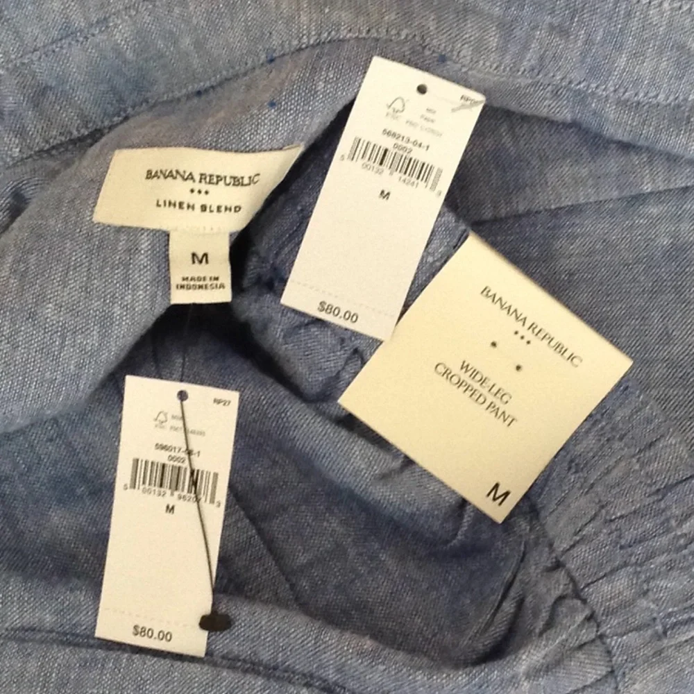 πβοΈπ Banana Republic - Shirt & Cropped Pants Set - Picture 8 of 9